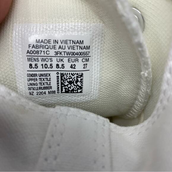 NEW Converse Chuck Taylor All Star Lugged Chunky High Top Sneakers Sz 10.5 - Picture 9 of 10